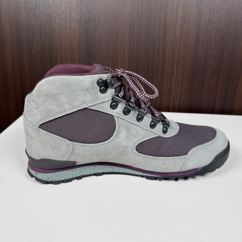 Danner Dry Waterproof 37369 Jag Hiking Boots - Dusty Gray / Aubergine - 10- NEW - Picture 7 of 16